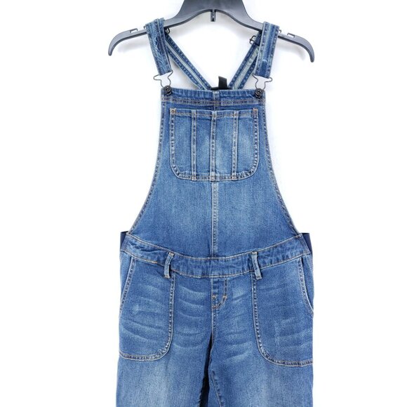 Indigo Blue Maternity Overalls Women's Size XS - Picture 7 of 10